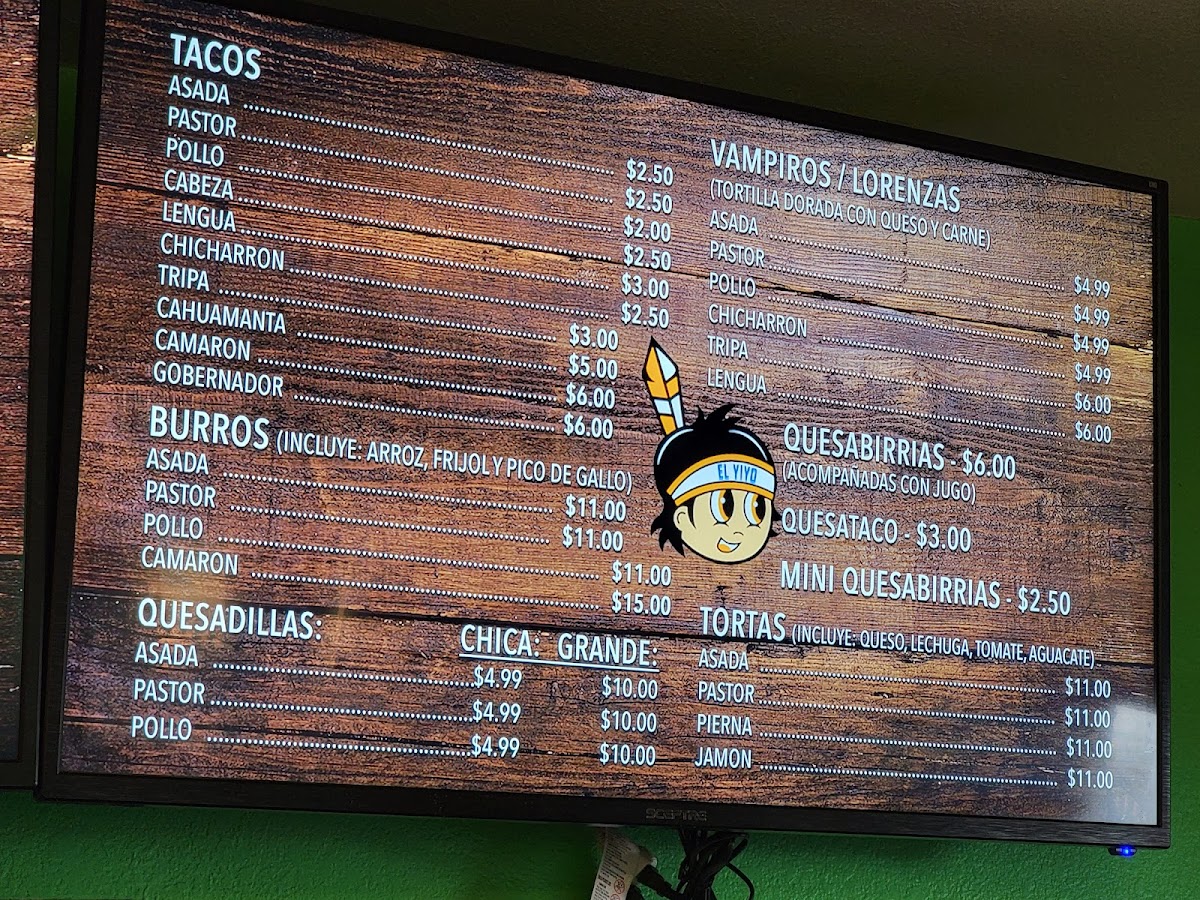 Tacos el Yiyo Menu - Image 5