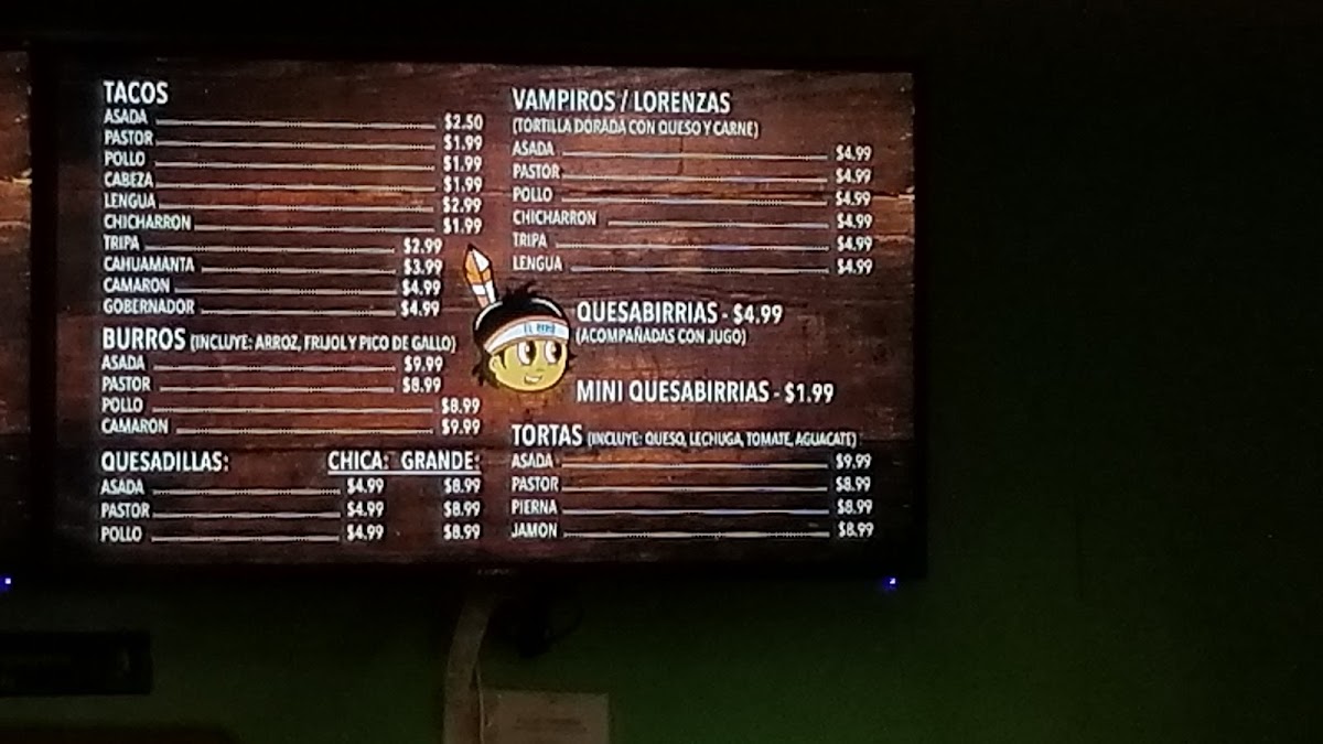 Tacos el Yiyo Menu - Image 6